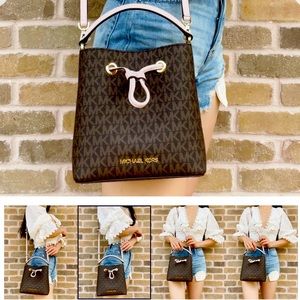 Michael Kors Suri Small Bucket Crossbody Purse